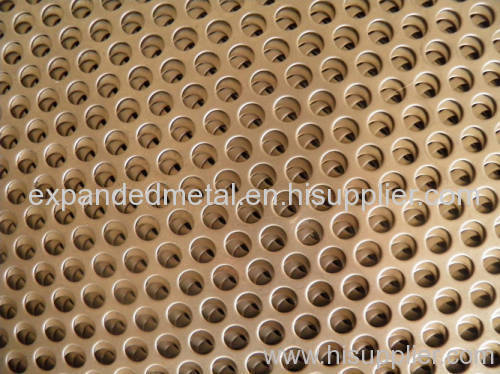 Perforated metal sheet