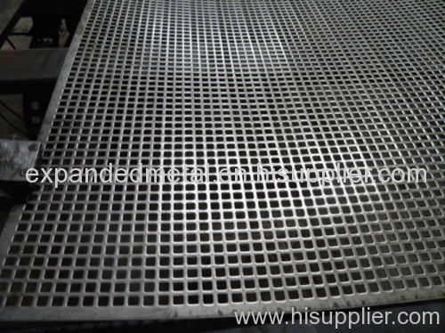 Perforated metal stamping