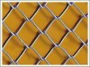 Galvanized chain link fence