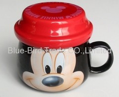 glazed disney mug with lid