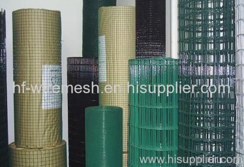 green welded wire mesh roll