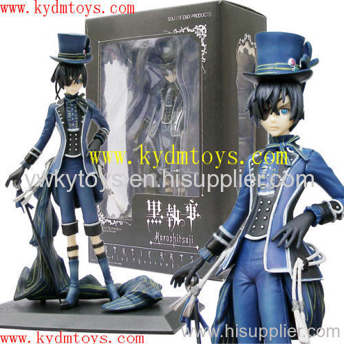 MOQ(USD300) 20cm Ciel Phantomhive for Kuroshitsuji anime action figures