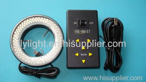 YK-B64T led ring light with 4 zone control