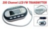 LCD 200 Channel WIRELESS FM TRANSMITTER