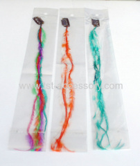 Feather hair extensions