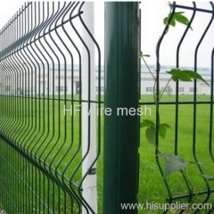 PVC coated welded garden fence