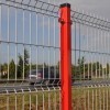 Plastic coated welded wire mesh fence