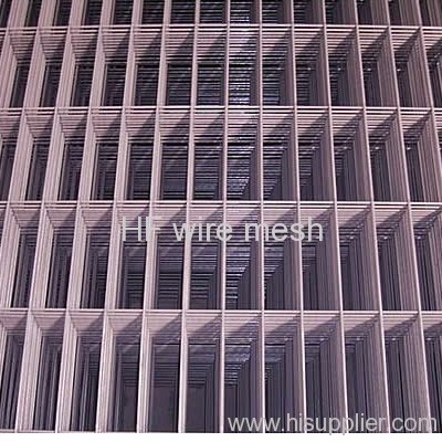 Black iron welded wire mesh panel