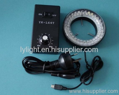 YK-L64T led ring light microscope illuminator