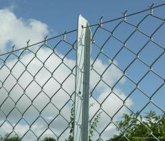 PVC chain link fence