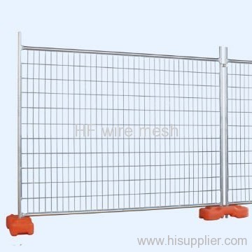 electro galvanized welded temporary fence