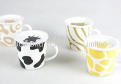 promotion ceramic mug with cover