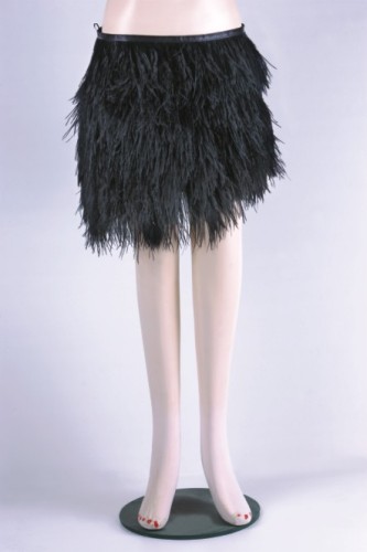 black Feather Skirt
