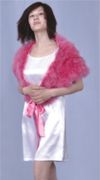 Feather shawl