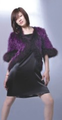 womens feather coats
