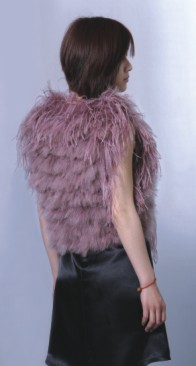 Feather vest