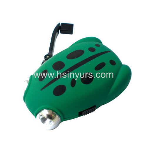 Frog hand crank torch