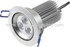 3x3W round led downlight