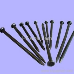 Round head black concrete nails