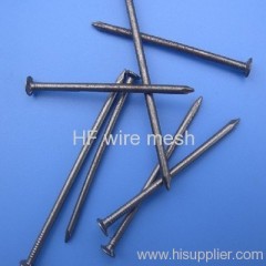 black finished concrete nails