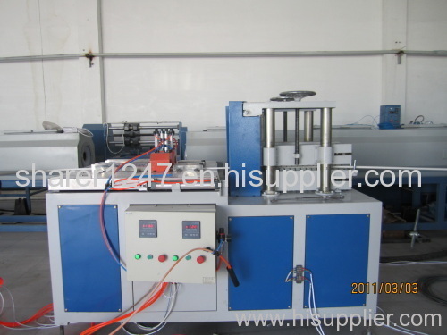 PVC double pipe making line