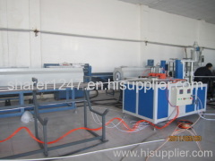 PVC double pipe making machine