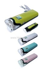 Multifunction hand crank torch