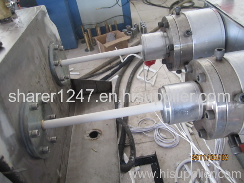 double pipe extruding machinery