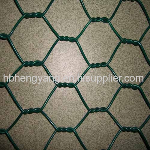 Hot dip galvanized hexagonal wire mesh