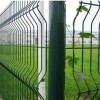 Green square wire mesh fence
