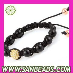 Shamballa Inspired Crystal Bead Bracelets