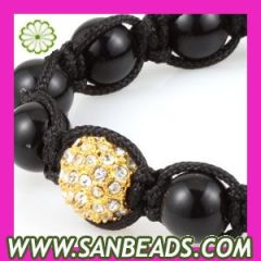 Shamballa Inspired Crystal Bead Bracelets