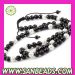 Diamond shambala bead necklace