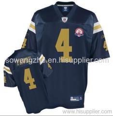 New York Jets 4 Brett Favre 50th Anniversary Blue jerseys