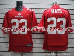 San Francisco 49ers #23 Taylor Mays Red Stitched Replithentic Jersey