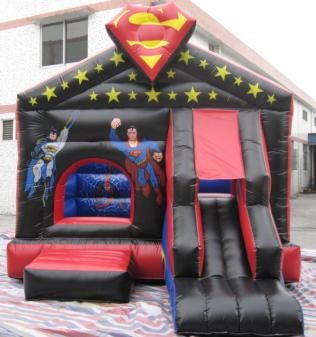 IC-617 Black superman bouncy castle