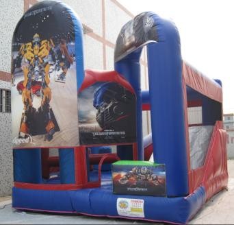 Transformer jumping castle combo