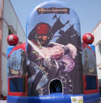 IC-634 Pirates Caribbean bouncy castle inflatables