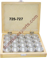 Aluminium Boxes In Wooden Box WATCH TOOLS