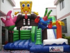 IC-648 Spongebob bouncy castle, castle bounce