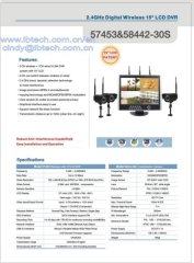 2.4GZ H.264 wireless DVR kits