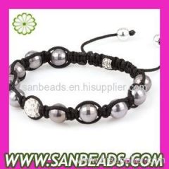 DIY Jewelry Shamballa Bracelet With Disco Ball