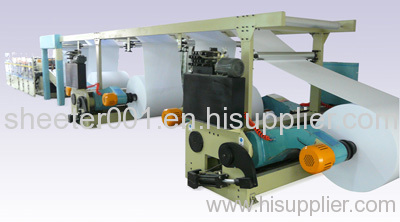 A4 cut size sheeter with wrapping machine