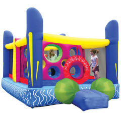 Colorful Dodgeball Bounce House