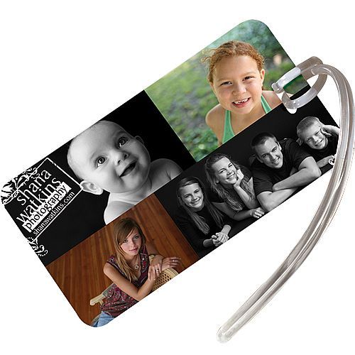 Luggage card with lanyard