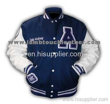 Report Suspicious Activity Bass-Ball Leather Sleeves Varsity Soccer Letter Men Jackets