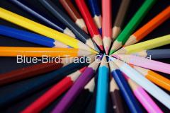 Transit trade wooden color pencil selling to Mexico and Brazil