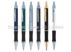 Retractable metal pen