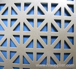 Triangle aluminum perforated Metals