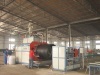 Large-diameter hollowness wall winding pipe production line